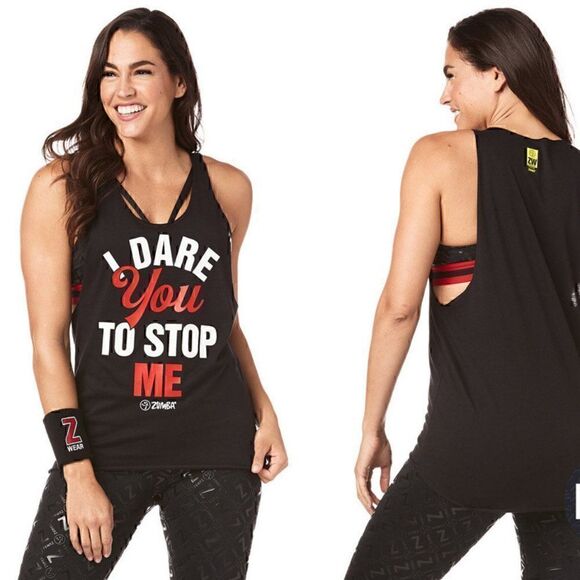 Zumba I Dare You Loose Tank - Picture 1 of 6